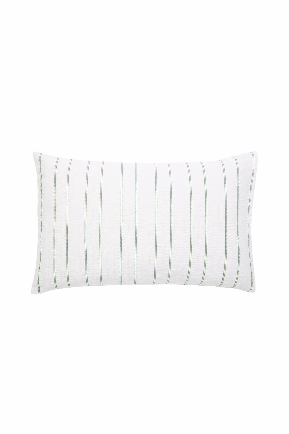 Helena Springfield Waffle Stripe Reversible Duvet Cover and Pillowcase Set in White and Green, W/D/H: 140 x 200 cm – 3