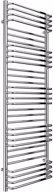 Bathroom Kingdom Marco Chrome Heated Towel Rail, Silver, W: 50 cm, H: 140 cm – 1