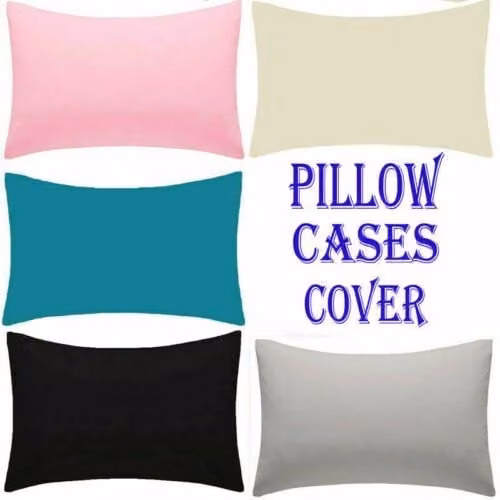 Xample Luxury Poly Cotton Pillow Case Pair Pack in Beige