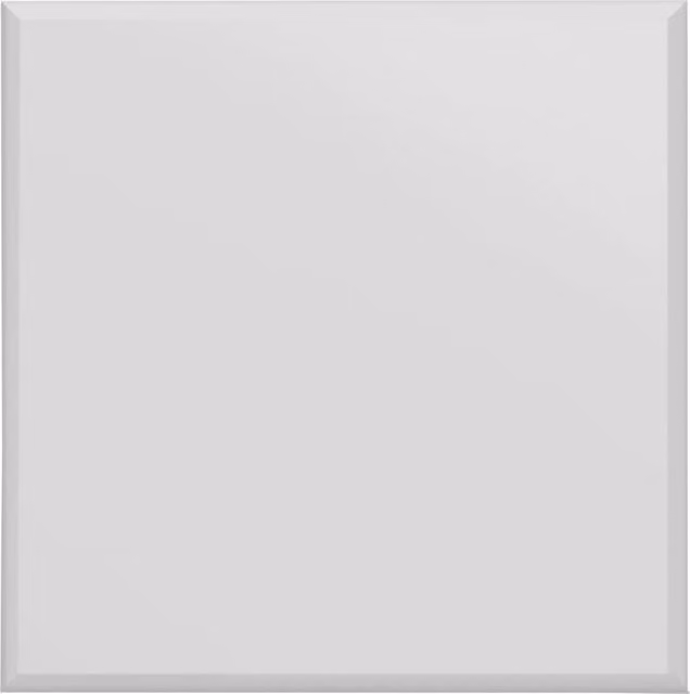 MirrorOutlet Modern Bevelled Square Glass Wall Mirror in Silver, W/H: 60 x 60 cm
