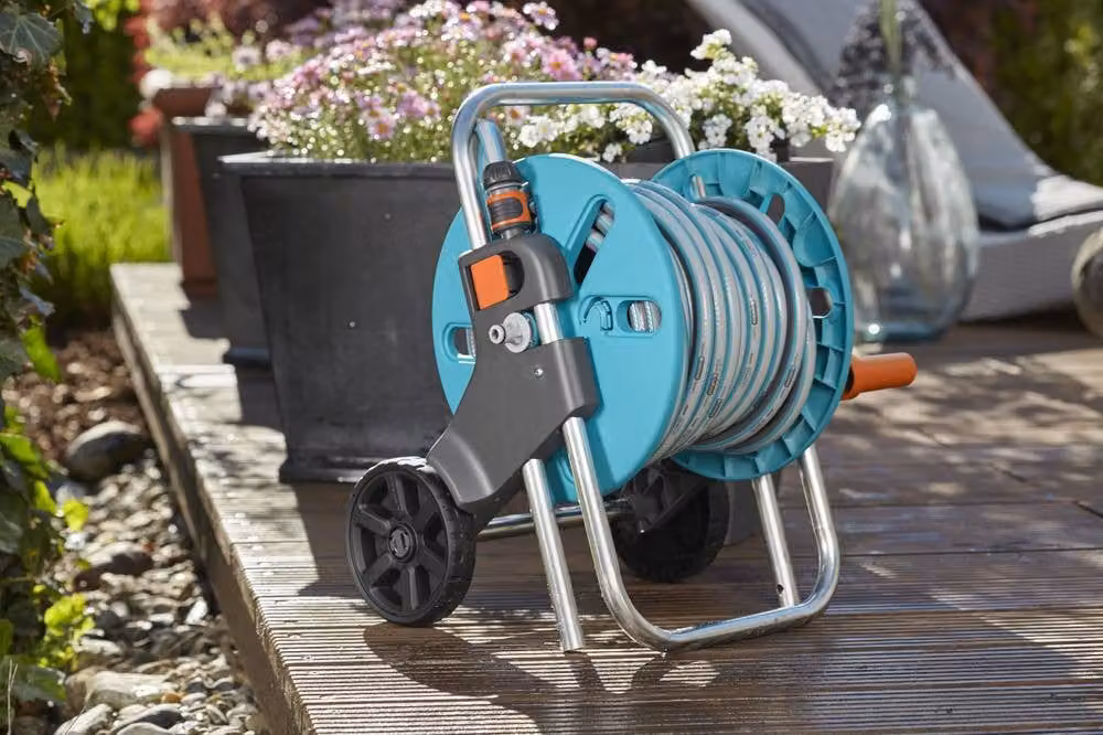 GARDENA CleverRoll S Empty Hose Trolley in Teal – 2