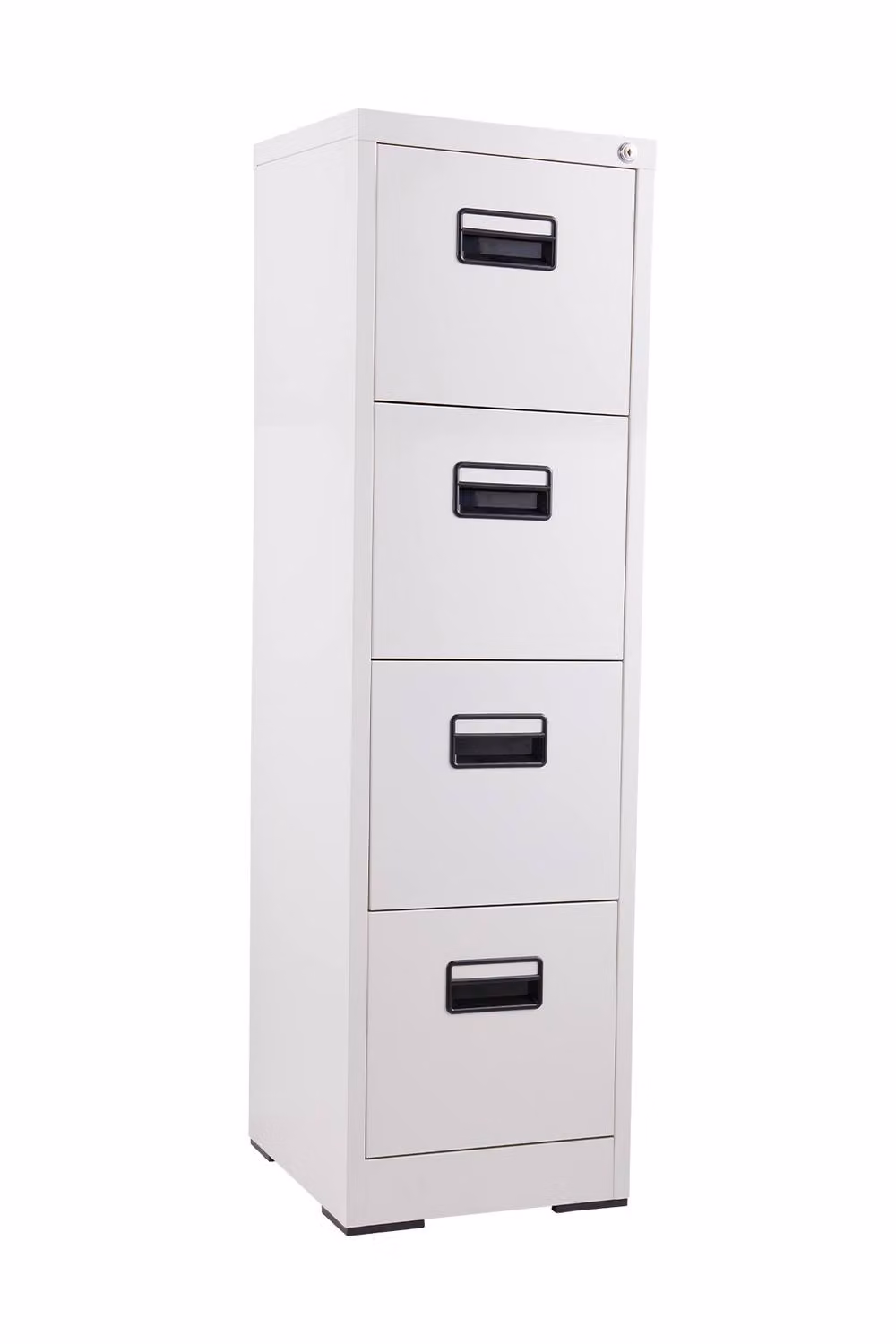 Living and Home 4-Drawer Vertical Metal File Cabinet with Interlock in White – 2
