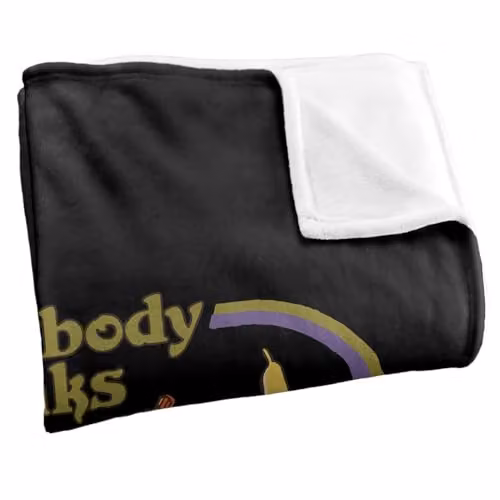 Steven Rhodes Everybody Croaks Super Soft Fleece Throw Blanket, Multicolour, W/D/H: 91 x 147 cm – 6