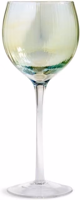 M&S Set of 4 Ophelia Green Mixed Colour Wine Glasses