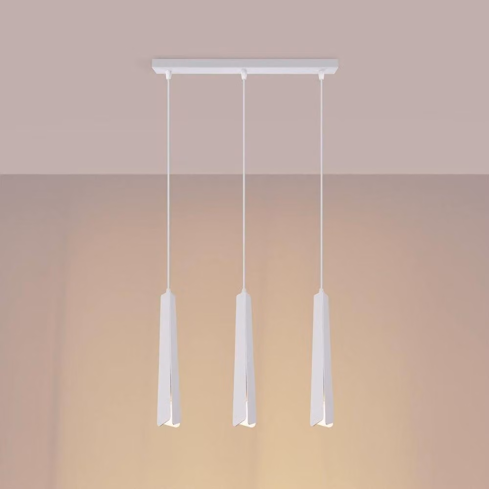Sollux Lighting Prysm Scandinavian Pendant Lamp, White, W/D/H: 120 x 45 x 5 cm – 2