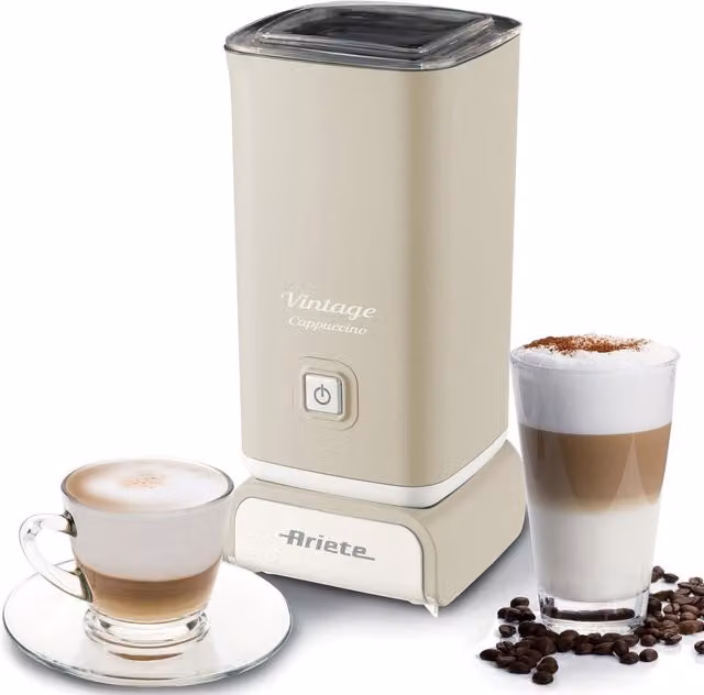 Ariete Electric Milk Frother with Easy Pour Spout in Beige – 2