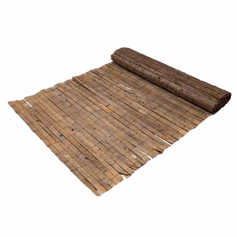 Access Garden Products Woven Bark Fencing Screening Roll, Brown, W: 400 cm, H: 120 cm – 7