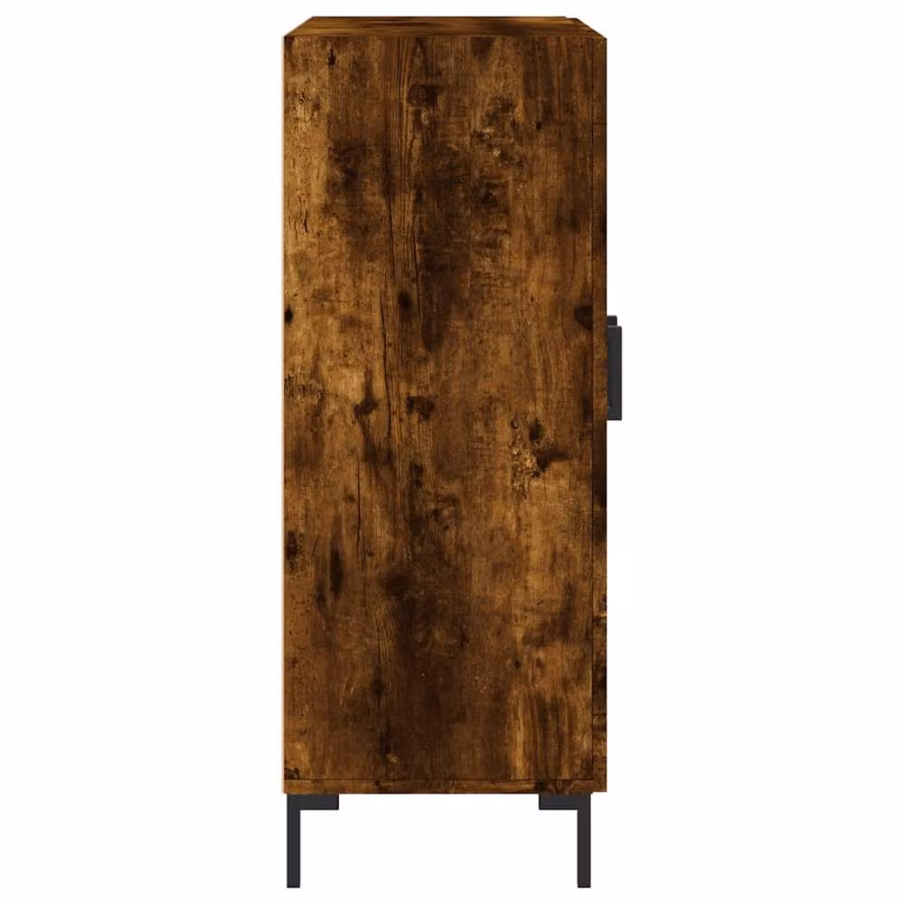 Berkfield Home Smoked Oak Sideboard in Brown, W/D/H: 69.5 x 34 x 90 cm – 6