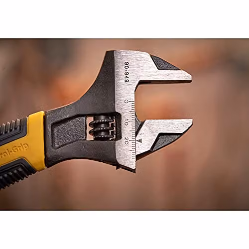Stanley Maxsteel Adjustable Wrench, 150 mm, Black – 4