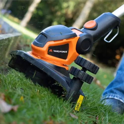 Yard Force ET U25 Corded Electric Grass Trimmer and Edger, 350W, 25cm Cutting Width, Telescopic Shaft, Orange – 3