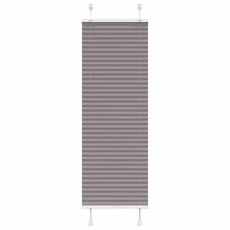Berkfield Home Single Pleat Fabric Blind in Anthracite Grey, W: 45 cm, H: 150 cm
