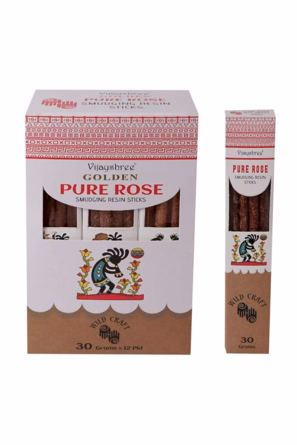 KDMD Golden Pure Rose Smudging Resin Sticks, 30g, White – 3