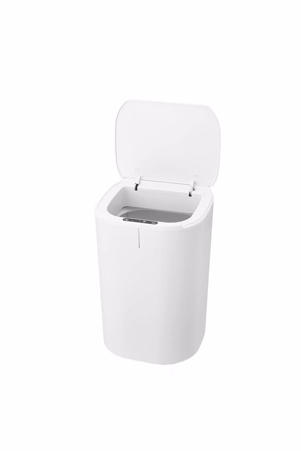 Garden Sanctuary Automatic Touchless Motion Sensor Rubbish Bin with Removable Inner Bucket, White, H: 35.0 cm, W: 23.5 cm, D: 16.0 cm