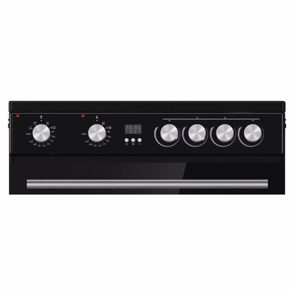 Hisense HDE3211BBUK Black Electric Cooker with Glass Ceramic Hob and Double Oven, A Rated – 2
