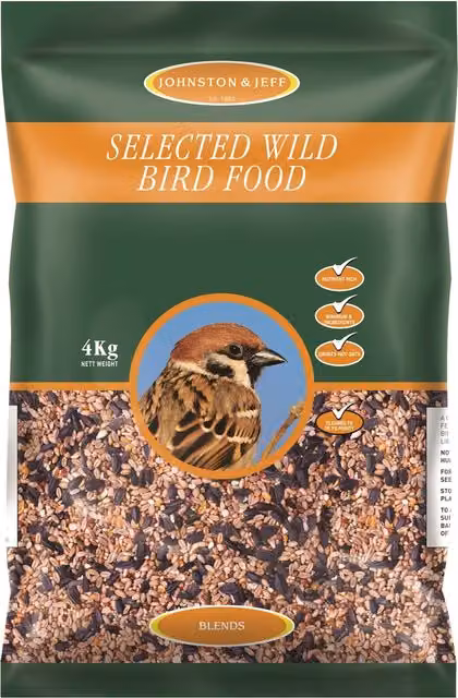 Johnston and Jeff Wild Bird Mix, 4kg