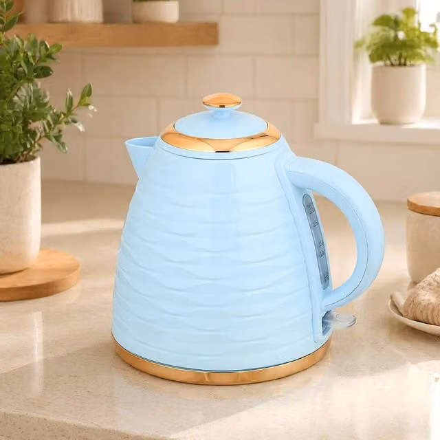 STILVORA 1.7 l Rapid Boil Kettle with 360 Degree Base in Blue