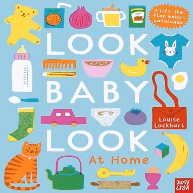 Look, Baby, Look At Home Board Book by Louise Lockhart, Multicolour