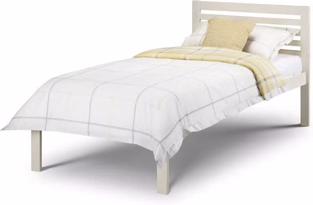 Cheshire Oasis Modern Single Bed in White, W/D/H: 90 x 200 cm
