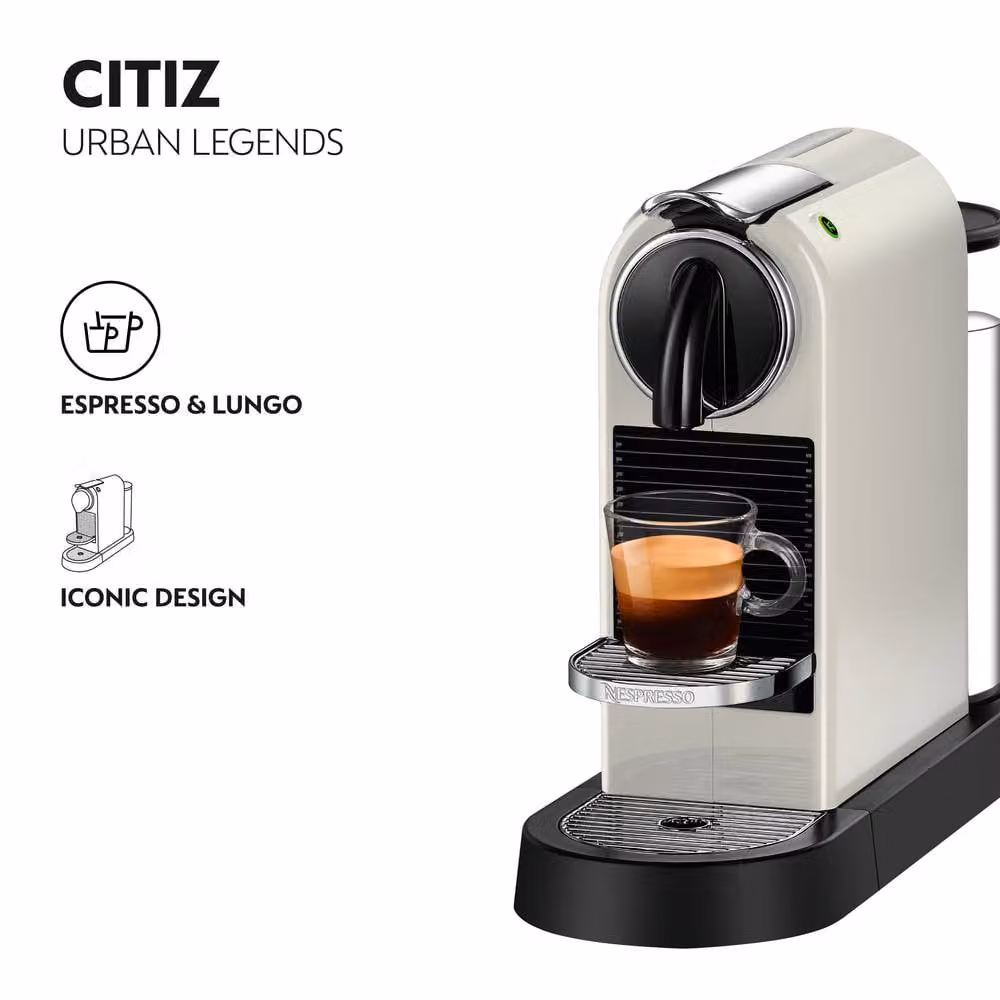 Nespresso Citiz Original Pod Coffee Machine, White – 2