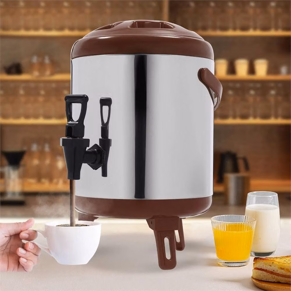 Nordara 6L Thermos Cold and Hot Beverage Dispenser in Brown – 3