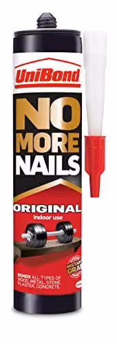 Unibond Nails Original Heavy-Duty Mounting Adhesive, White, 365g
