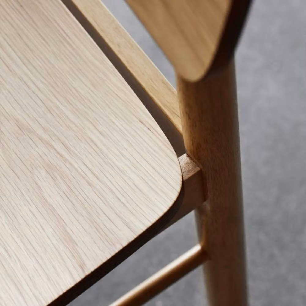 netfurniture Sterling Bar Stool Set of 2 in Matt Oak Brown – 4