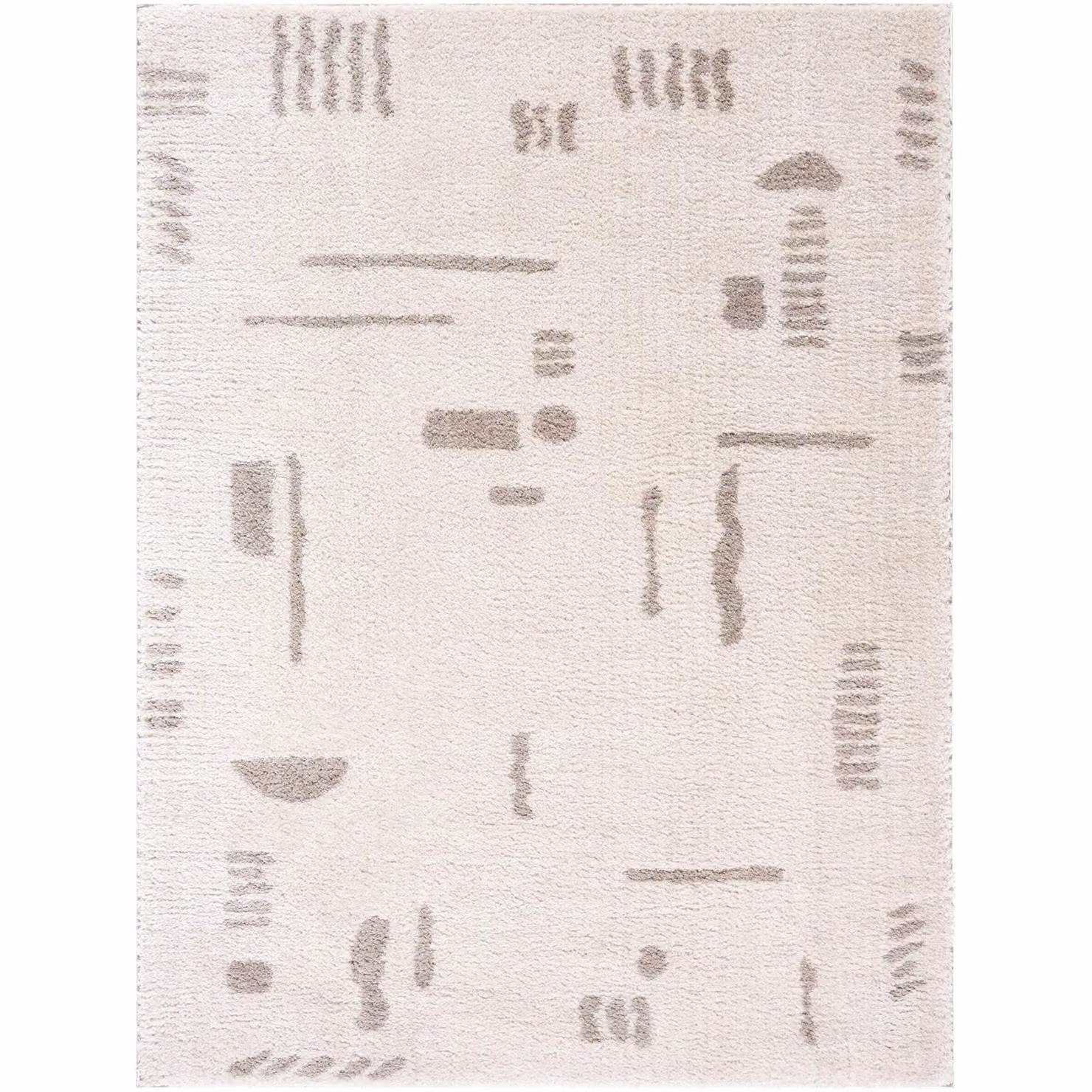Livabliss Fossay Modern High Pile Shag Rug in Mid Grey, W/D/H: 200 x 275 cm – 2