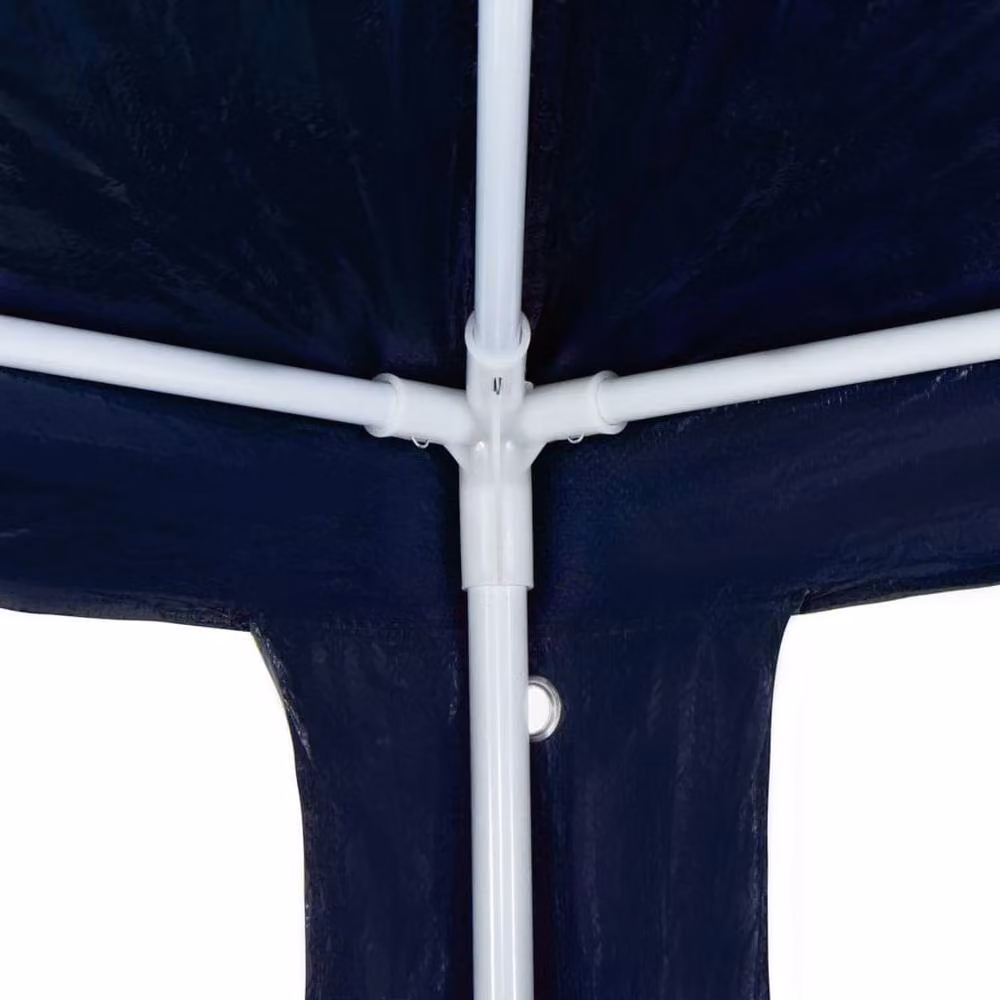 Berkfield Home Blue PE Party Tent W: 4 m, D: 3 m, H: 2.55 m – 2