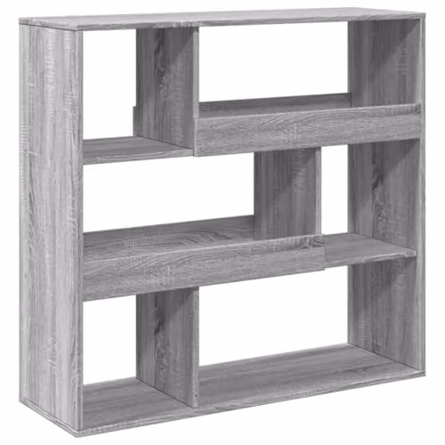 vidaXL Grey Sonoma Book Cabinet and Room Divider W/D/H: 100 x 33 x 94.5 cm – 1