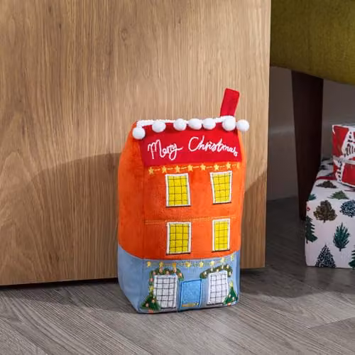 Riva Home Multicolour Christmas Spirit House Textile Tabletop Decoration – 5