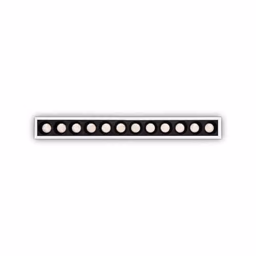 Netlighting Lika 10W 12x LED Recessed Downlight White 3000K Warm White