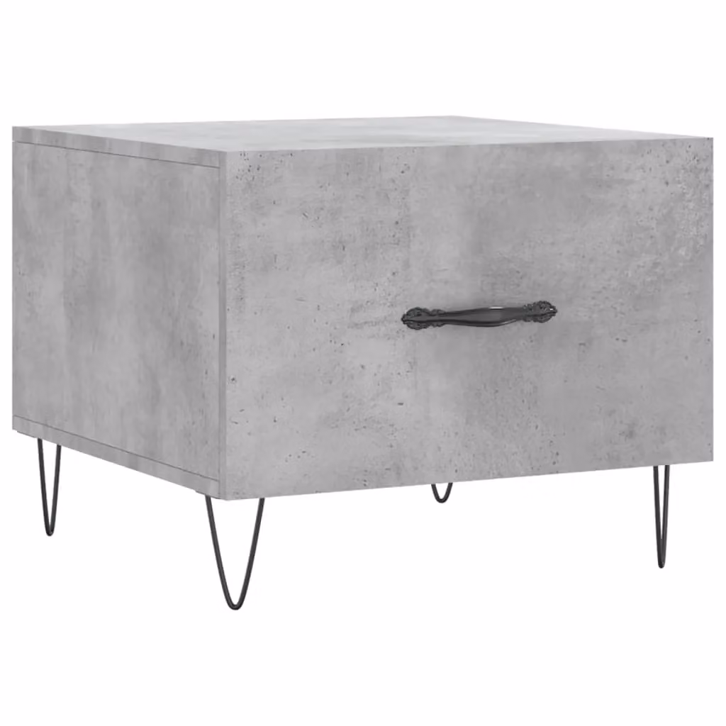 Berkfield Home Concrete Grey Square Coffee Table W/D/H: 50 x 50 x 40 cm – 2