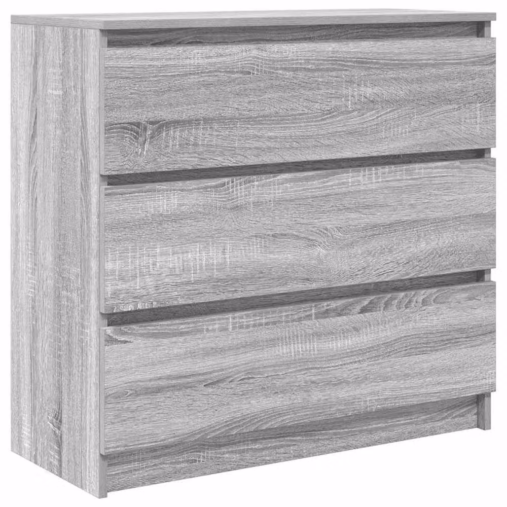 Berkfield Home Grey Sonoma Sideboard in Engineered Wood, W/D/H: 80 x 35 x 76 cm – 2