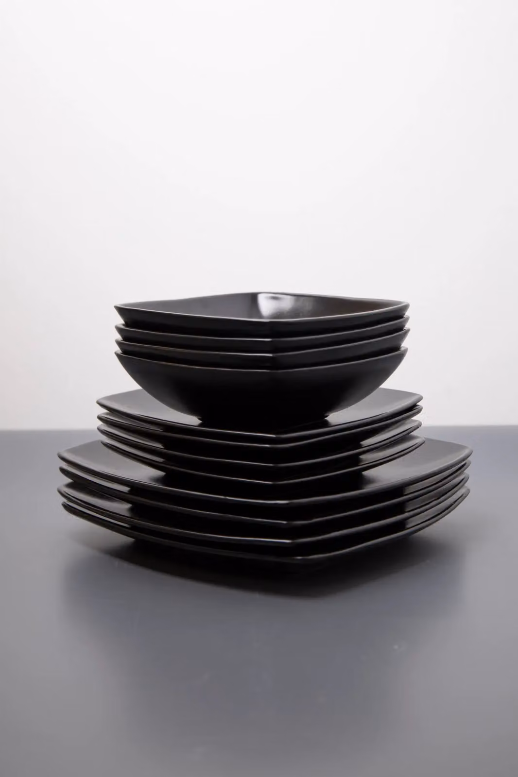Creative Tops Raven 12 Piece Geometric Dinner Set in Black – 4