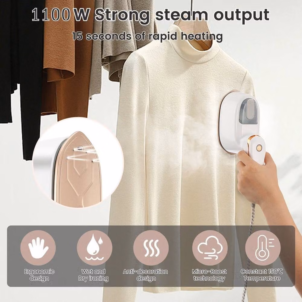 SPETLEK Handheld Garment Steamer in White – 3