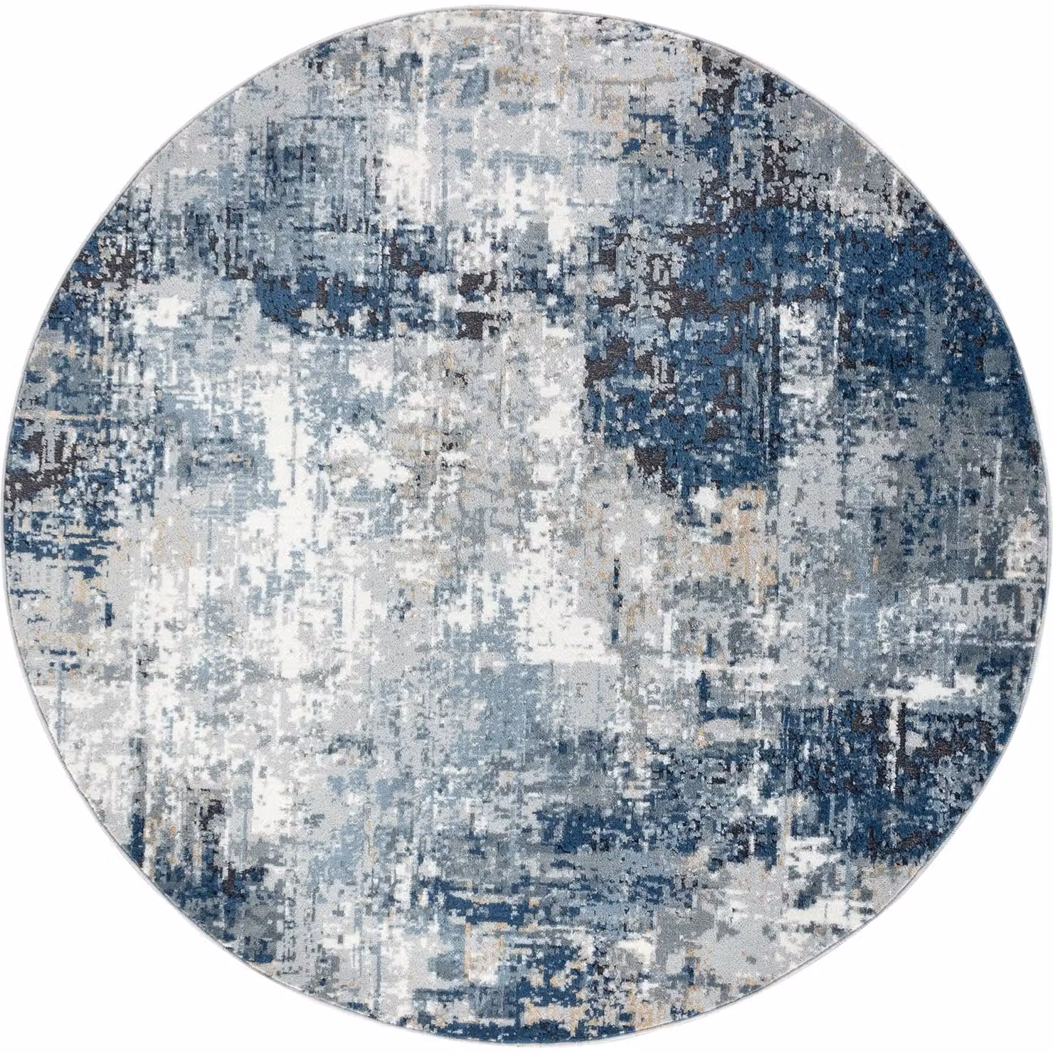 Livabliss Jolie Modern Abstract Marble Rug in Blue, Grey, Beige and Black, W: 200 cm, L: 275 cm – 2