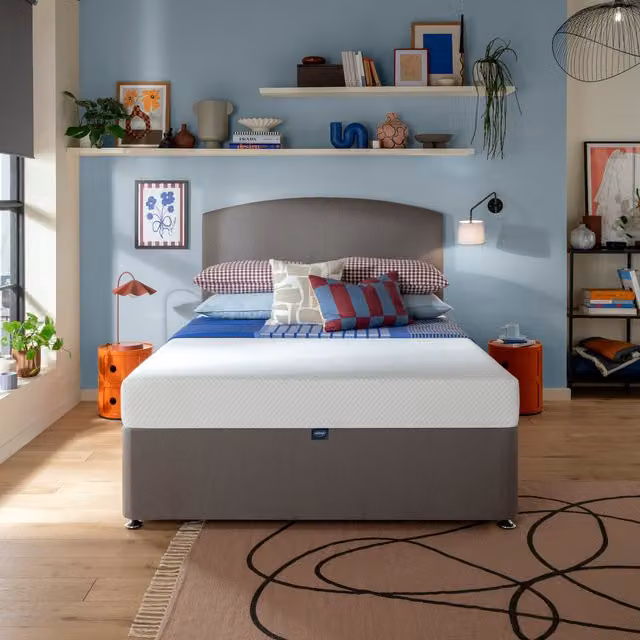 Silentnight Comfort Memory Plus Mattress, White, W: 140 cm, D: 200 cm, H: 17 cm