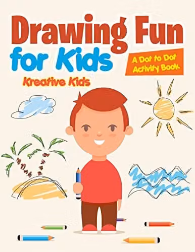 Kreative Kids Dot to Dot Activity Book for Children, Multicolour
