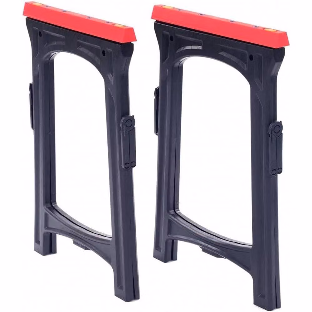 Nordara Heavy Duty Folding Sawhorse Trestle Stands in Black – 4