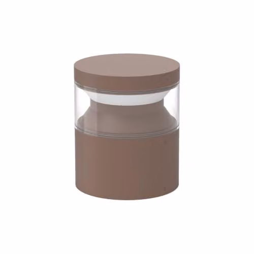 Netlighting Boeing LED Outdoor Pedestal Light, Brown, 3000K Warm White, IP65, H 15 cm