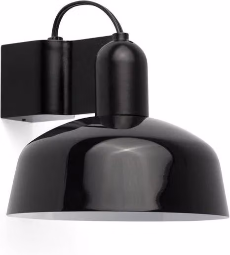 Netlighting Tatawin Dome Wall Lamp Black Gloss Black E27 – 2