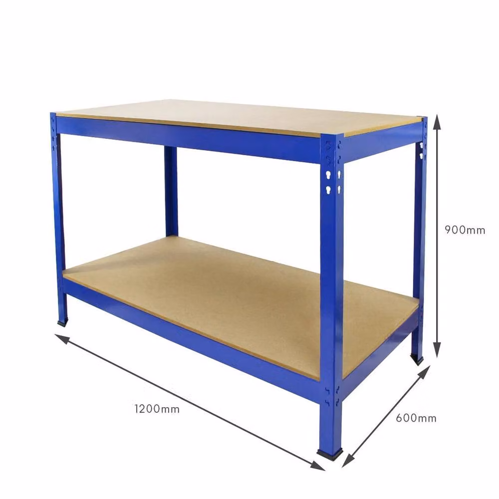 FLAVORA Blue Garage DIY Workbench Station W: 1000 cm, D: 52 cm, H: 90 cm – 2