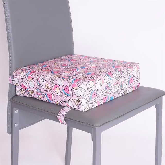 Roseley Kids Chair Strap Booster Seat Pad in Pink and Multicolour
