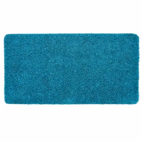 My Mat Non-Slip Shaggy Pile Runner in Turquoise Petrol, W: 67 cm, L: 150 cm – 1