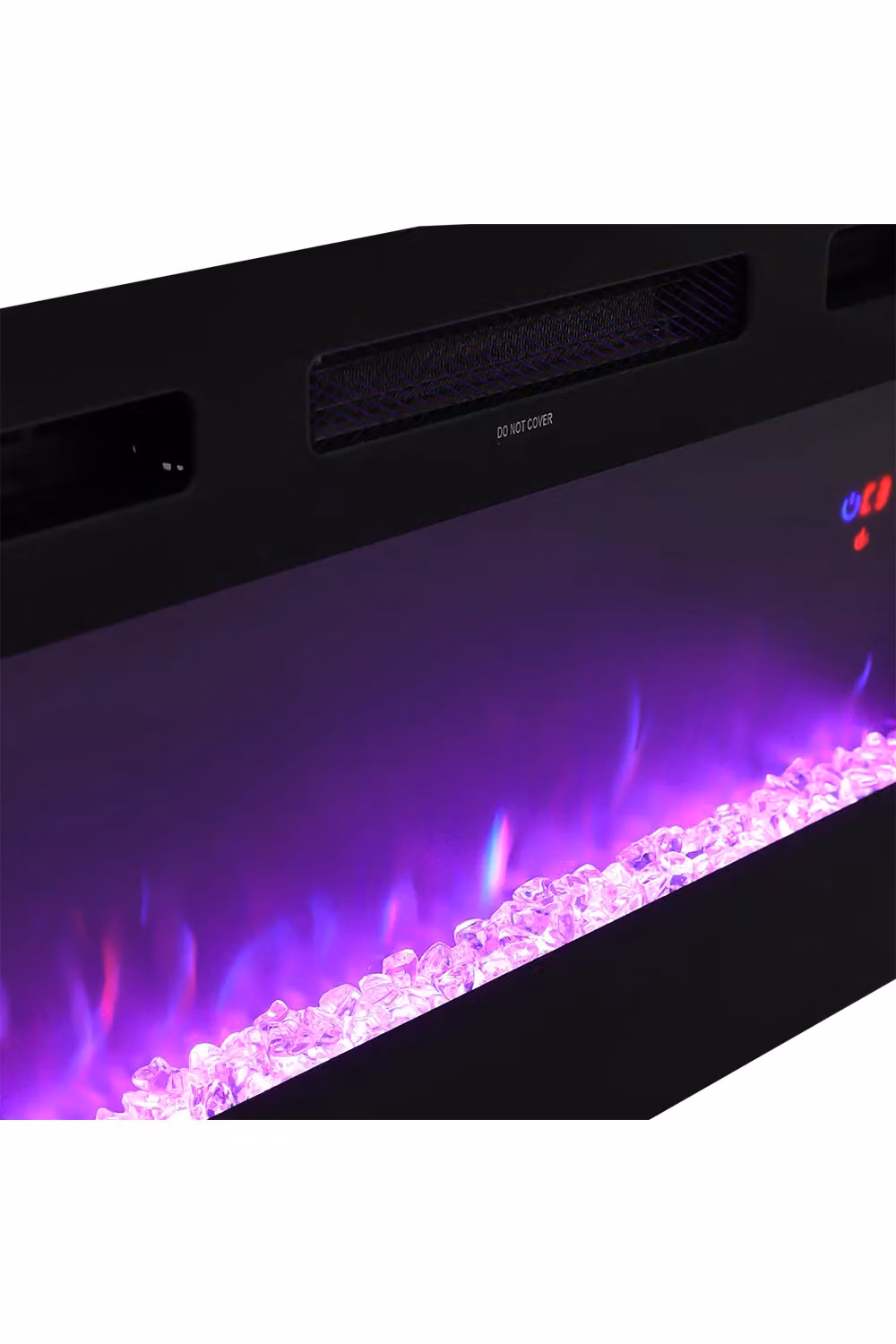 H&O Direct White Electric Fireplace Insert TV Stand with 36 inch Fireplace – 3