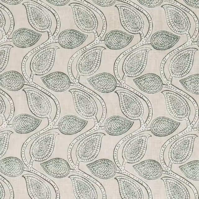iLiv Kantha Fabric Forest Green
