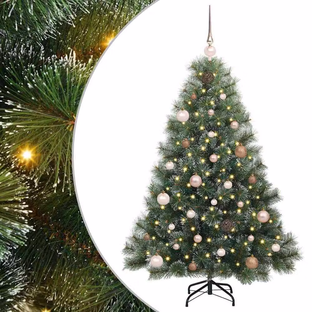 Berkfield Home Realistic Artificial Christmas Tree with 150 LEDs, Green, Height: 150 cm – 3