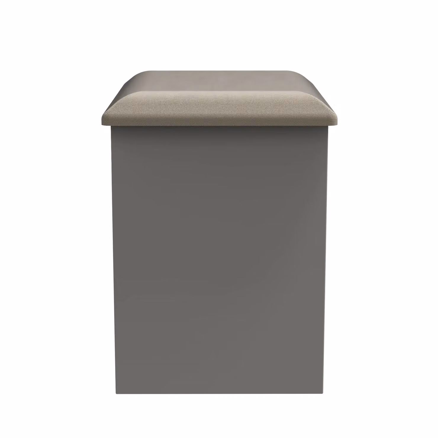 Ready Assembled 2 U Metro Stool in Grey with Gold Metal Frame – 2