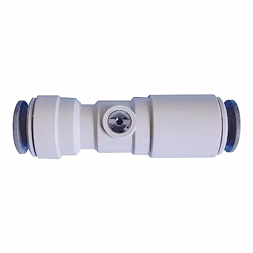 John Guest White Plastic 15mm Straight Service Valve Pack of 5 – 1