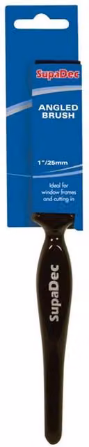 SupaDec Angled Steel Brush in Black and Silver